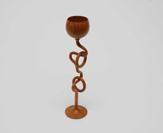 Cherry Goblet with Captive Rings